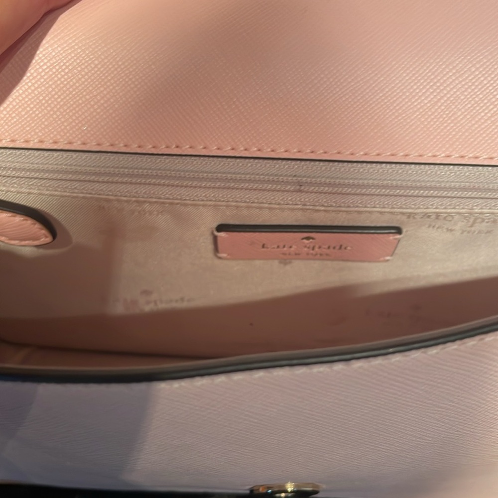 Kate Spade Madison Saffiano Pink Leather Shoulder or Crossbody Bag NWOT $329 - Picture 8 of 9